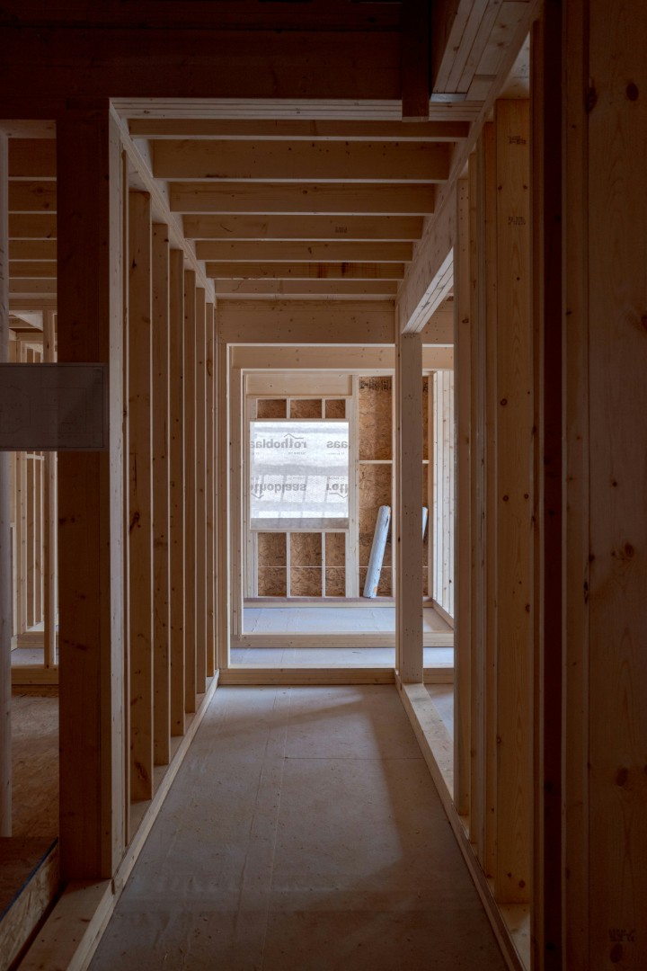 Modern residential development in progress